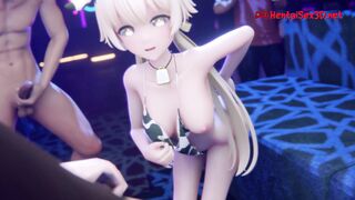 Neon Bar Party ▷ 4K ULTRA HD 3D HENTAI