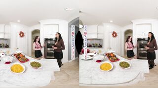 milf hotties, Jessica Ryan and Reagan Foxx, got a one of a kind serving of stuffing this Thanksgiving