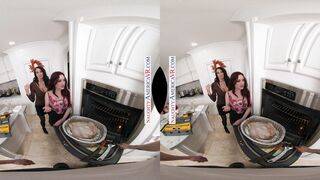 milf hotties, Jessica Ryan and Reagan Foxx, got a one of a kind serving of stuffing this Thanksgiving