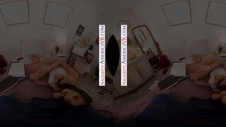 Aria Sloane takes a break from filling her bj with school work to filling her vagina with penis