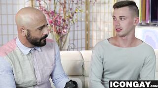 Hairy gay dad has a thing for cute twinks dicks and ass