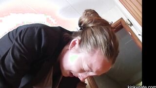 Hard caning because wearing wrong clothes