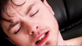 Gay youngster Jaydon Jensen solo masturbates big cock
