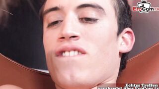 Heterosexual 18 friends try first time twinky homosexual sex bareback