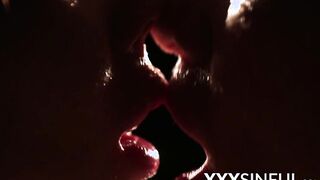 Busty lesbian babes moaning while pussy licking eachother