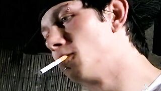 Horny handsome lads enjoy smoking butts and pounding ass