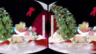Santa's erotic helper Stephanie West sits on your penis for Xmas