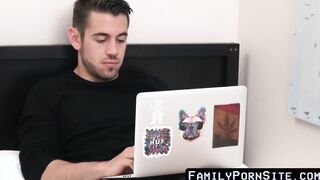 Daddy allows his stepson to be the top ass fucker this time