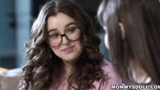 Stepmom Lexi Luna increasingly aroused for Leana