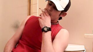 Attractive Maxxx PoundÂ cigsmoking stud loves cockstroking