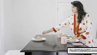 Petite Teen Haley Spades Joins The Freeuse Household of Busty Step Mom Penny Barber -