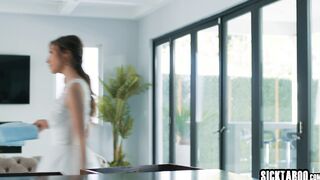 Wedding jitters were shattered with sex