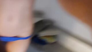 Sexy Tall Busty Model Performs Striptease