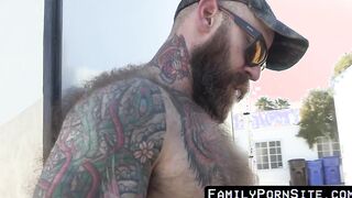 Patio crude from the rear fucking among stepdad and his banned search