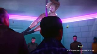 UHD ⩺ Huge Tits Stripper & Horny Customer