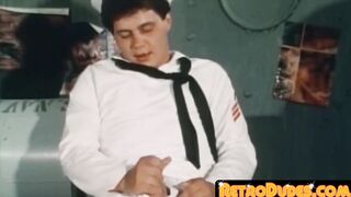 Without any protection banged naval force twink gets a major untidy facial