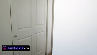 My Curvy Latina Step Sister Loves Gagging On My Dick And Today I Left Her With Mouthf