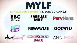 Mylf - Sweet Latina Milf Assistance Stiff Boner Shoot His Cum By Giving Tits Work And