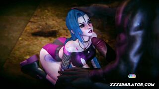 Jinx & Vi Fucked by BBC????UHD Threesome