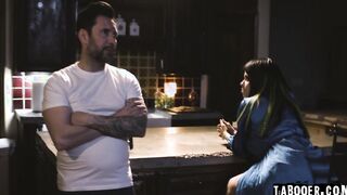 Tommy Pistol's eager cock penetrates Karen's wet twat