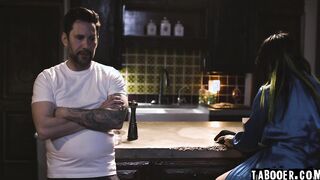 Tommy Pistol's eager cock penetrates Karen's wet twat