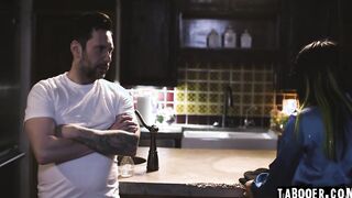 Tommy Pistol's eager cock penetrates Karen's wet twat