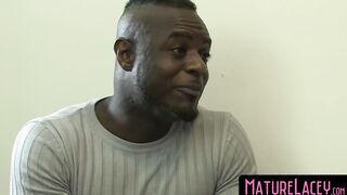 Doggystyle interracial anal penetration by Busty Lacey Starr