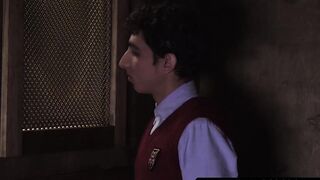 Twink admits into wet sensual caresses and prohibited barebacking