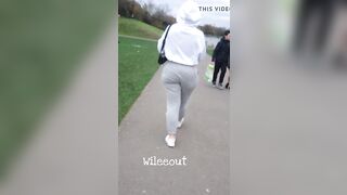 Fat Booty Jiggly Ass - Pawg Wedgie VPL