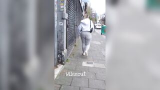 Fat Booty Jiggly Ass - Pawg Wedgie VPL