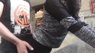 Pakistani cunt with mouth Fuck Inside Her Kitchen