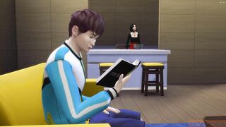 Korean Sister Fucks Sleeping Brother After Waking Him Up Blowing