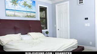 Lucky Stepbro Fucks Sister And Her Bff