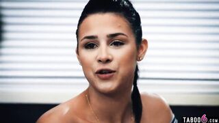 Pure 18 Kylie Rocket manipulated by kinky nephew and aunt