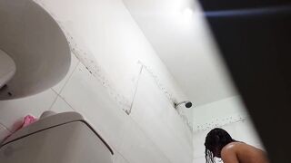 I spy her into the shower after school