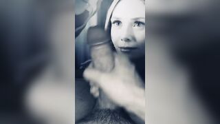 Scarlet Witch(Wanda Vision)gets her face covered with cum!!!