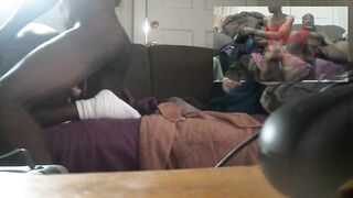 Black Butt Bent over Creampied