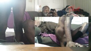 Black Butt Bent over Creampied