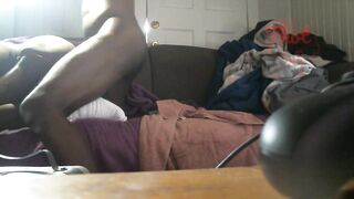 Black Butt Bent over Creampied
