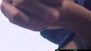 Fabrice Rossi twinkles sensually while touching his cock and ass