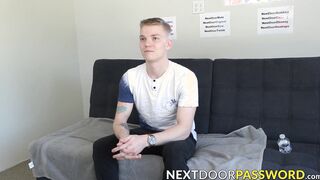Young Kyle Brant touching himself and jerking off his dick