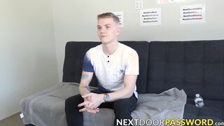 Young Kyle Brant touching himself and jerking off his dick