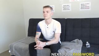 Young Kyle Brant touching himself and jerking off his dick