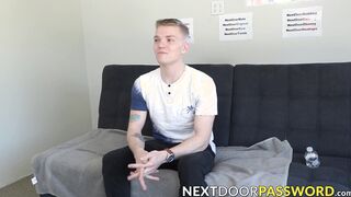 Young Kyle Brant touching himself and jerking off his dick