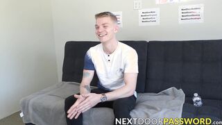 Young Kyle Brant touching himself and jerking off his dick