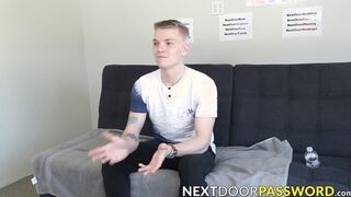 Young Kyle Brant touching himself and jerking off his dick