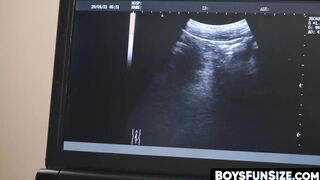 Little young man infiltrated hard and crude by rock hard dick