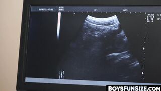 Little young man infiltrated hard and crude by rock hard dick