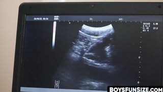 Little young man infiltrated hard and crude by rock hard dick