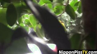 Japanese delights feel embarrassed when watched while peeing